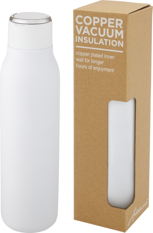 „Marka“ 600 ml talpos vario vakuuminis termosas su metaline kilpa