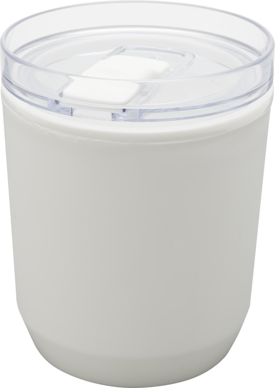 „Hudson“ 180 ml dvigubos sienelės stiklinė iš perdirbto plastiko