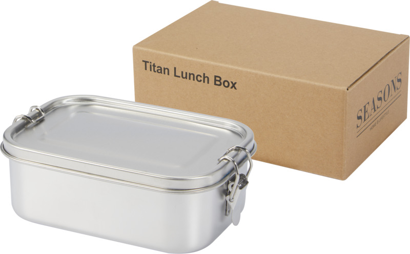 „Titan“ 750 ml pietų dėžutė iš perdirbto nerūdijančio plieno