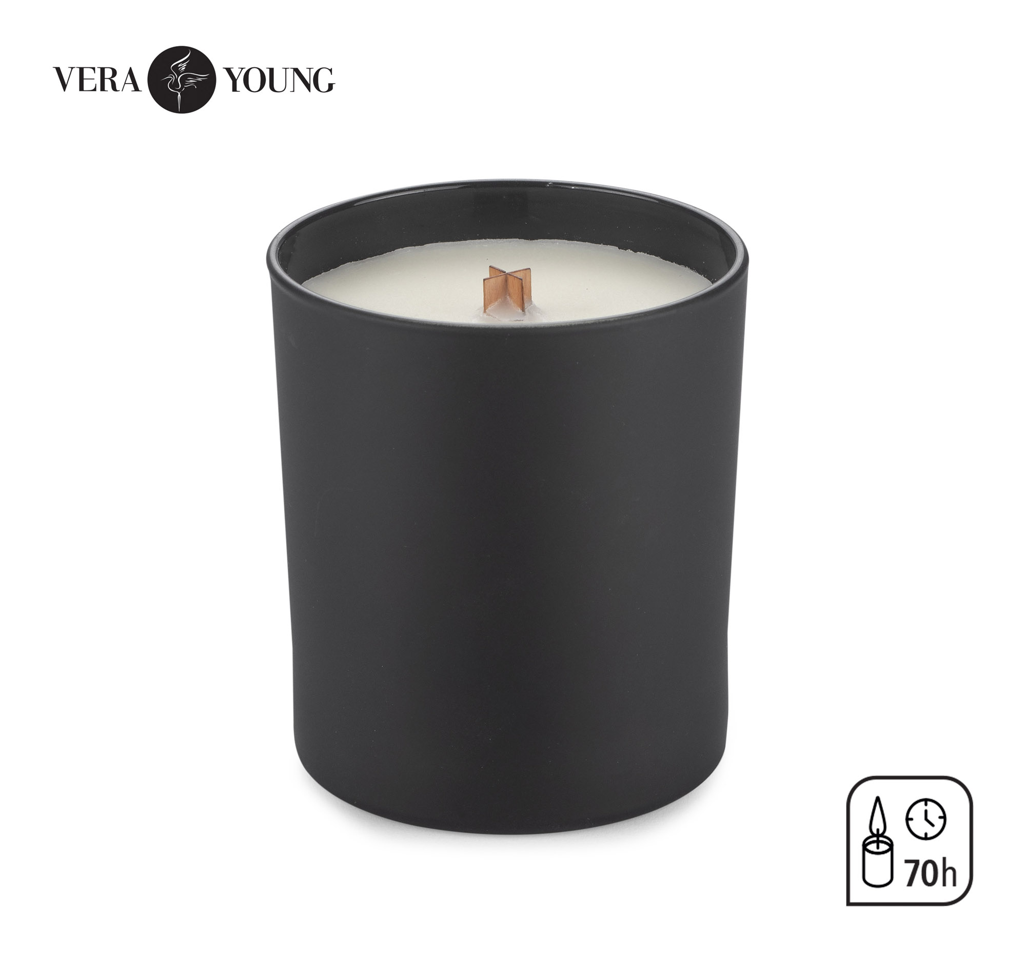 Sojos vaško žvakė, 220 g – „Black Pomegranate“ – VERA YOUNG