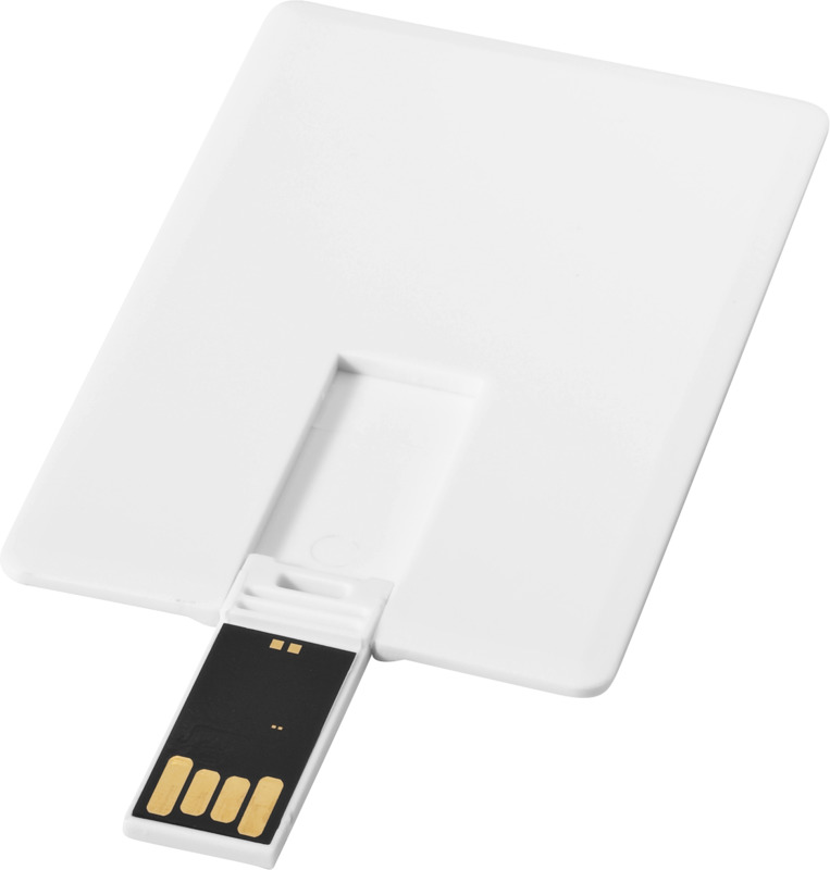 Plonas, kortelės formos 4 GB USB atmintukas