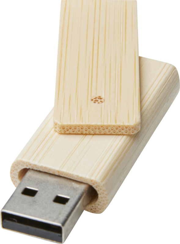 Pasukamas 16 GB bambuko USB atmintukas
