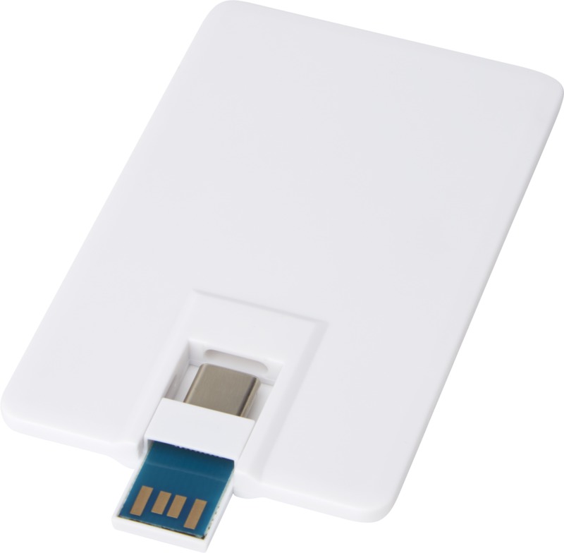 „Duo Slim“ 32 GB USB atmintinė su „Type-C“ ir „USB-A 3.0“ jungtimis
