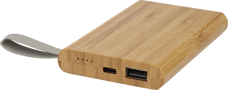 „Tulda“ 5000 mAh bambuko išorinis akumuliatorius