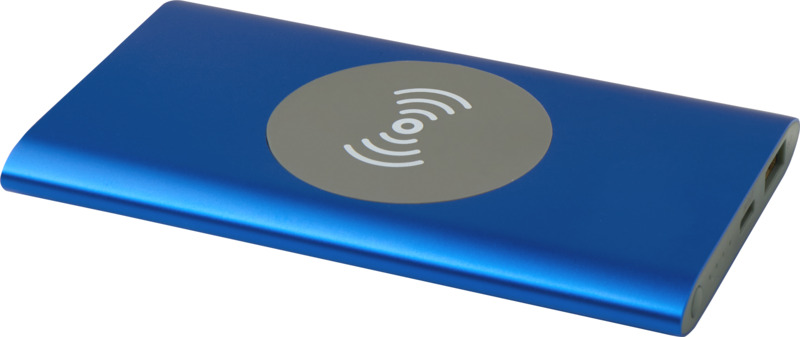 „Juice“ 4000 mAh „Type-C“ belaidis išorinis akumuliatorius iš perdirbto aliuminio