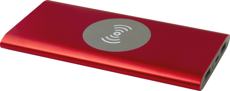 „Juice“ 8000 mAh „Type-C“ belaidis išorinis akumuliatorius iš perdirbto aliuminio