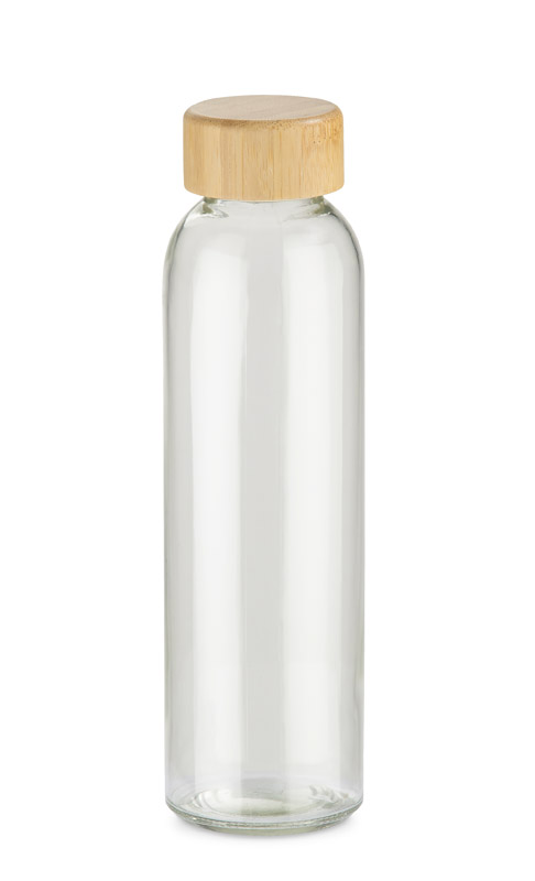 Perdirbtas stiklinis butelis „VOSA“, 500 ml