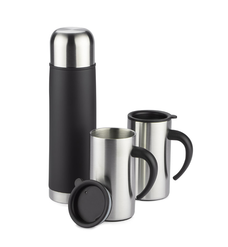 Dovanų rinkinys „ACON“ (500 ml termosas ir 2 kelioniniai puodeliai po 260 ml)
