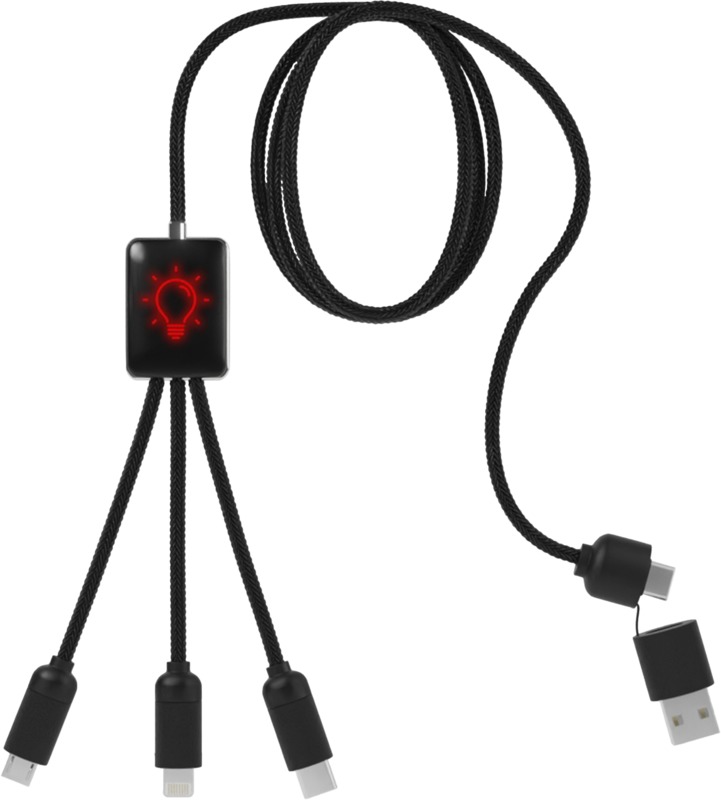 SCX.design C28 „5-in-1“ prailgintas įkrovimo laidas