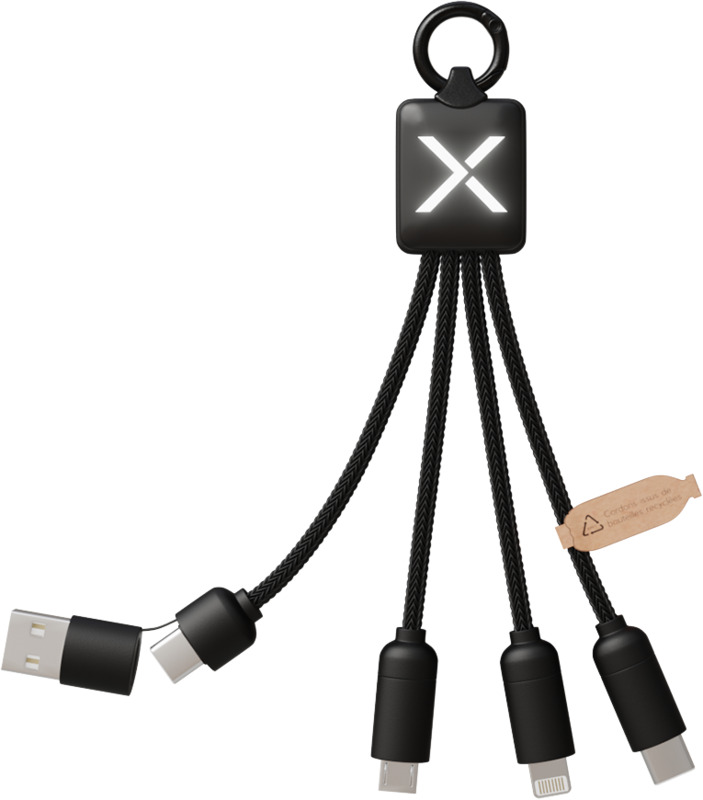 SCX.design C13 20 W „5-in-1“ įkrovimo laidas