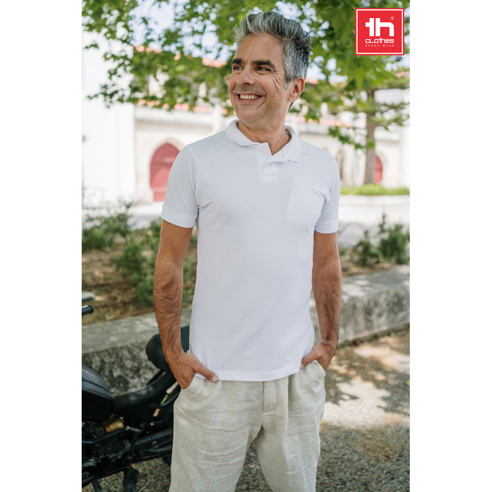 THC DHAKA WH. Vyriškas polo marškinėlis