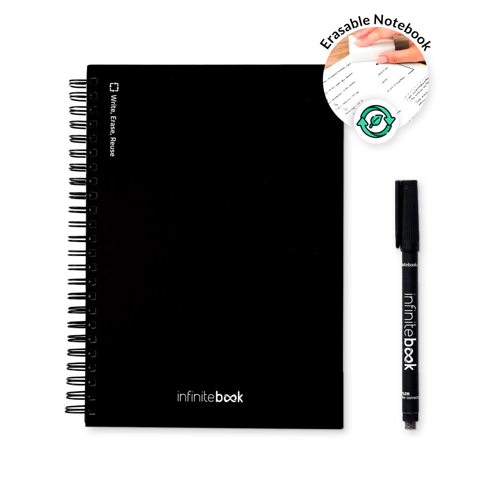 „INFINITEBOOK“ A5 pradedančiųjų rinkinys. Rinkinyje yra A5 formato „Infinitebook“, valymo rinkinys, žymeklis ir žymeklio laikiklis - Image 10