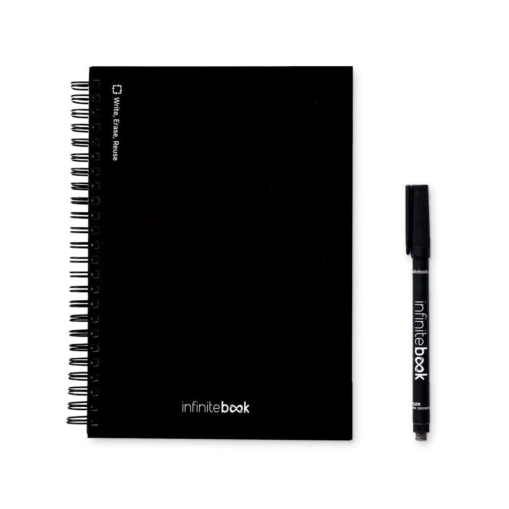 „INFINITEBOOK“ A5 pradedančiųjų rinkinys. Rinkinyje yra A5 formato „Infinitebook“, valymo rinkinys, žymeklis ir žymeklio laikiklis - Image 6