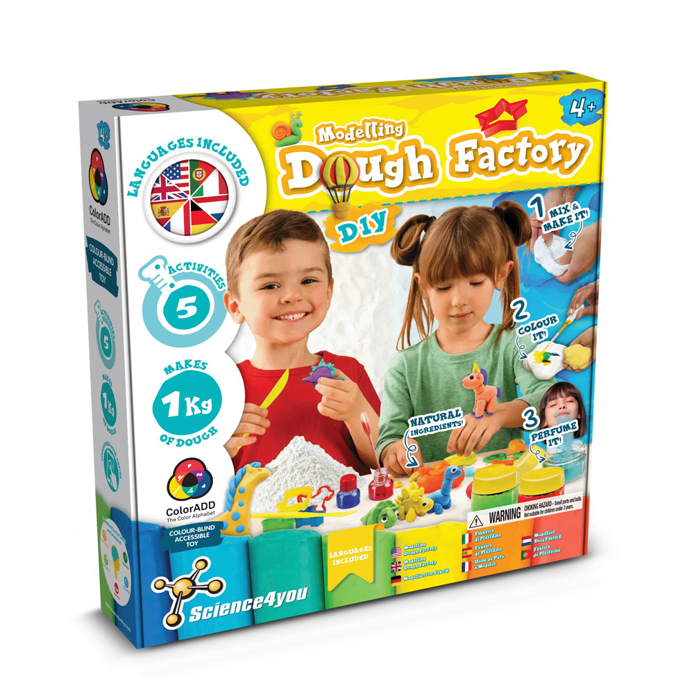 „Modeling Dough Factory“ rinkinys I. Mokomasis žaidimas vaikams