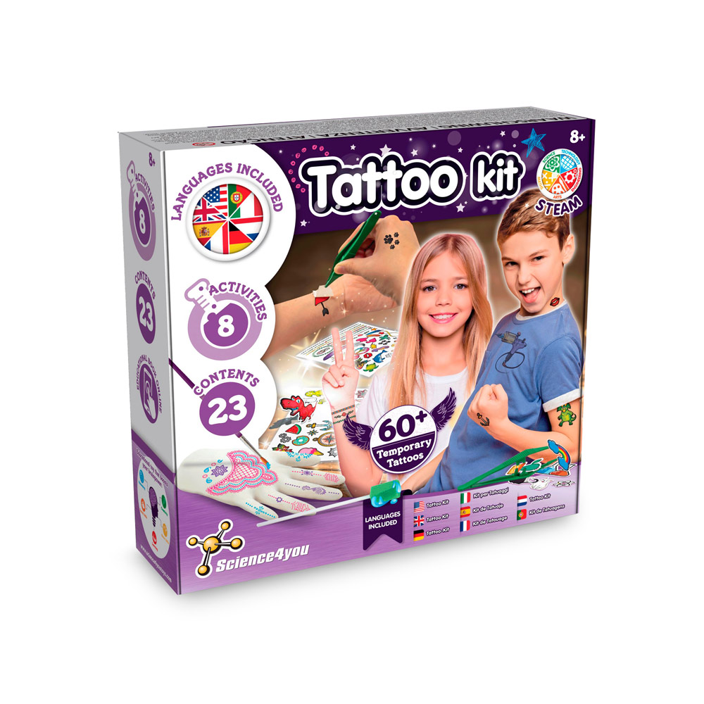 „Tattoo Factory“ rinkinys I. Mokomasis žaidimas vaikams