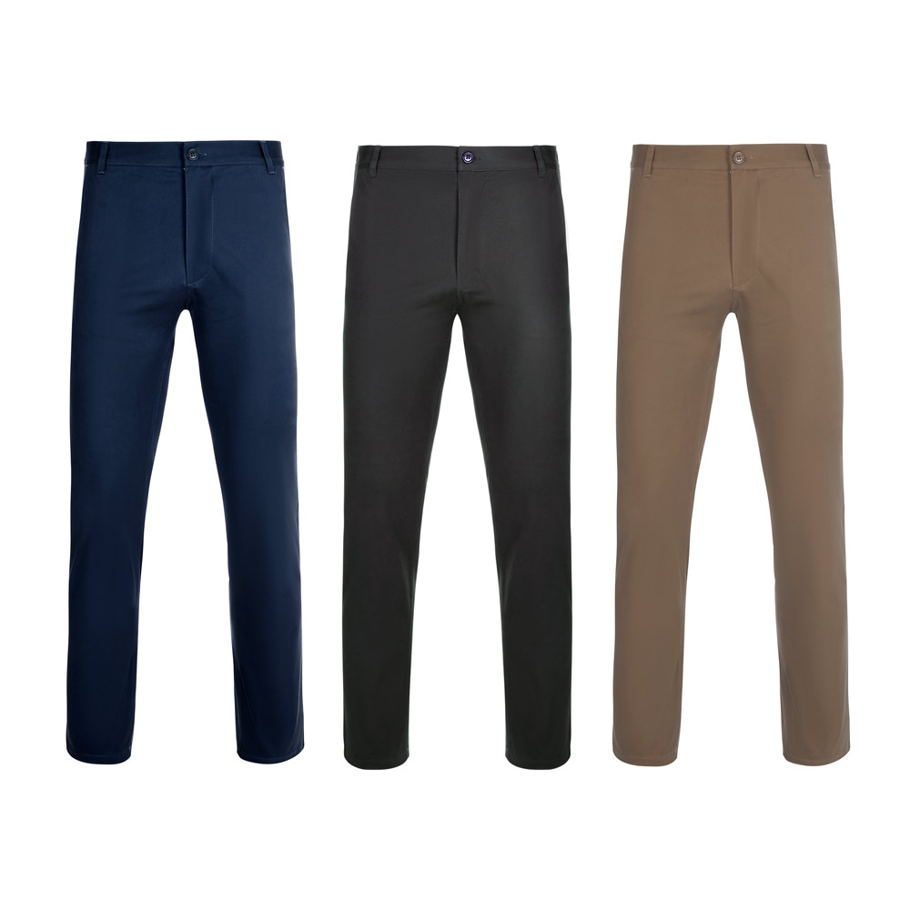 VL VISHNU. Unisex elastingos chino kelnės (260 g/m²), pagamintos iš medvilnės (98 %) ir elastano (2 %)