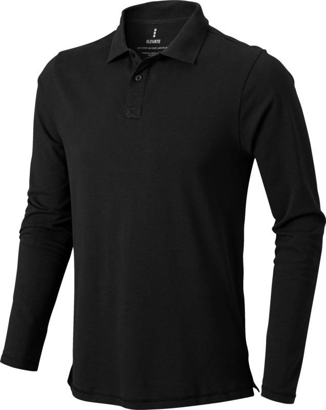 „Calgary“ 180 g/m² vyriškas polo marškinėlis su ilgomis rankovėmis - Image 8