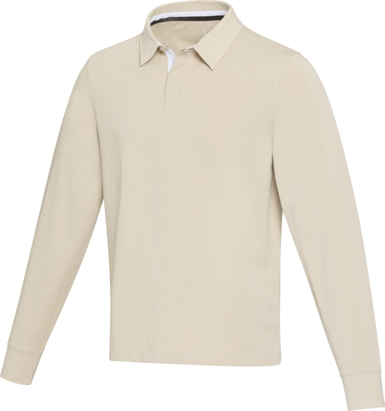 „Clyde“ unisex ekologiškas regbio stiliaus polo marškinėlis