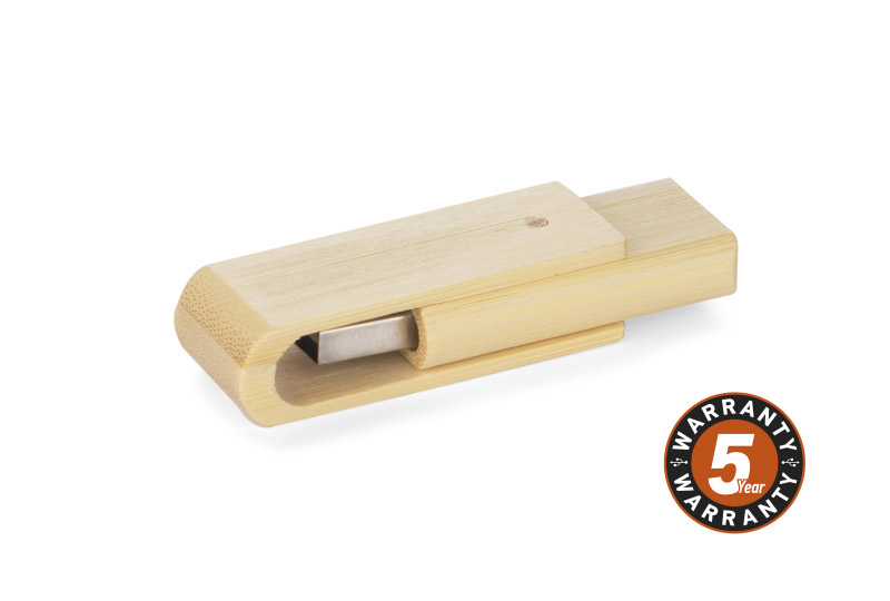 Bambuko USB atmintinė „TWISTER“ 16 GB