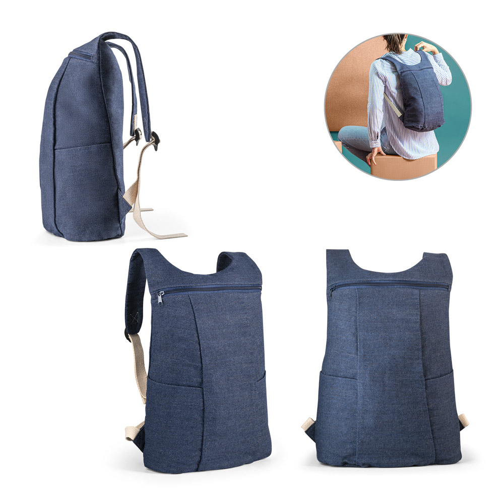DENIM BPACK. Džinsinis kuprinė (300 g/m²)