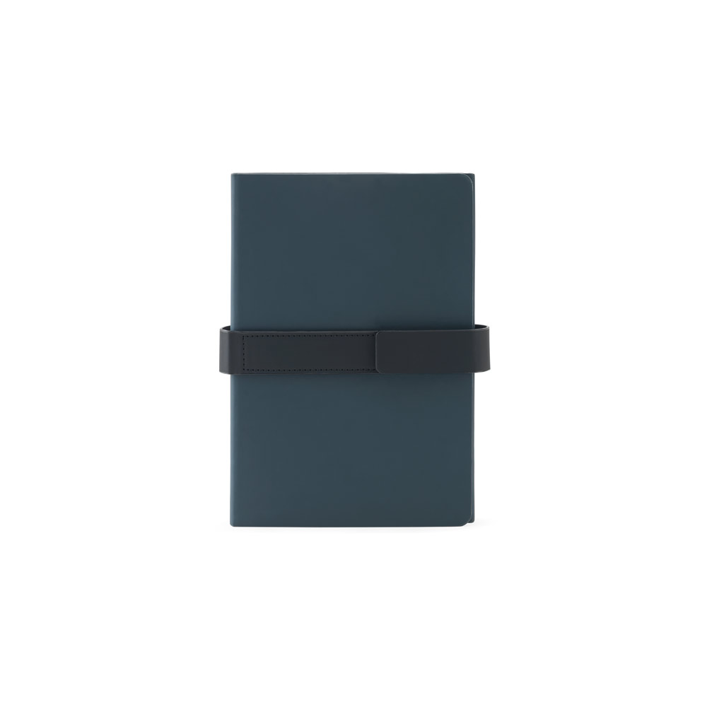 SANDERSON. A5 notebook in PU (50% recycled) with two blocks: lined pages and plain pages - Image 2