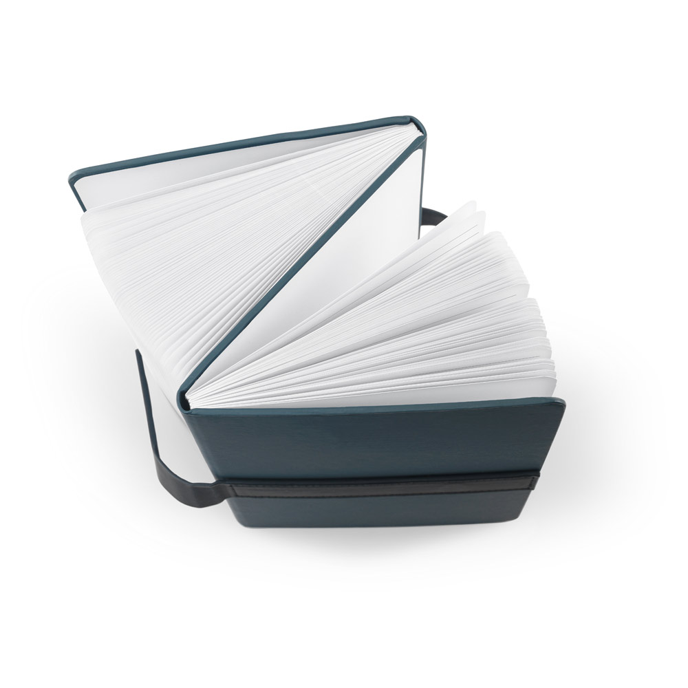 SANDERSON. A5 notebook in PU (50% recycled) with two blocks: lined pages and plain pages - Image 8