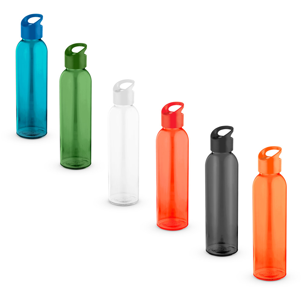 PORTIS GLASS. Stiklinis butelis su PP dangteliu, 500 ml