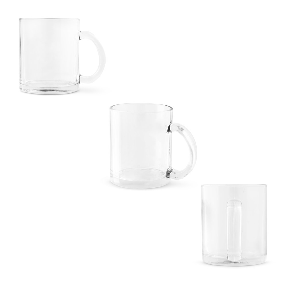 CARMO. Stiklinis bokalas, tinkamas sublimacijai, 350 ml