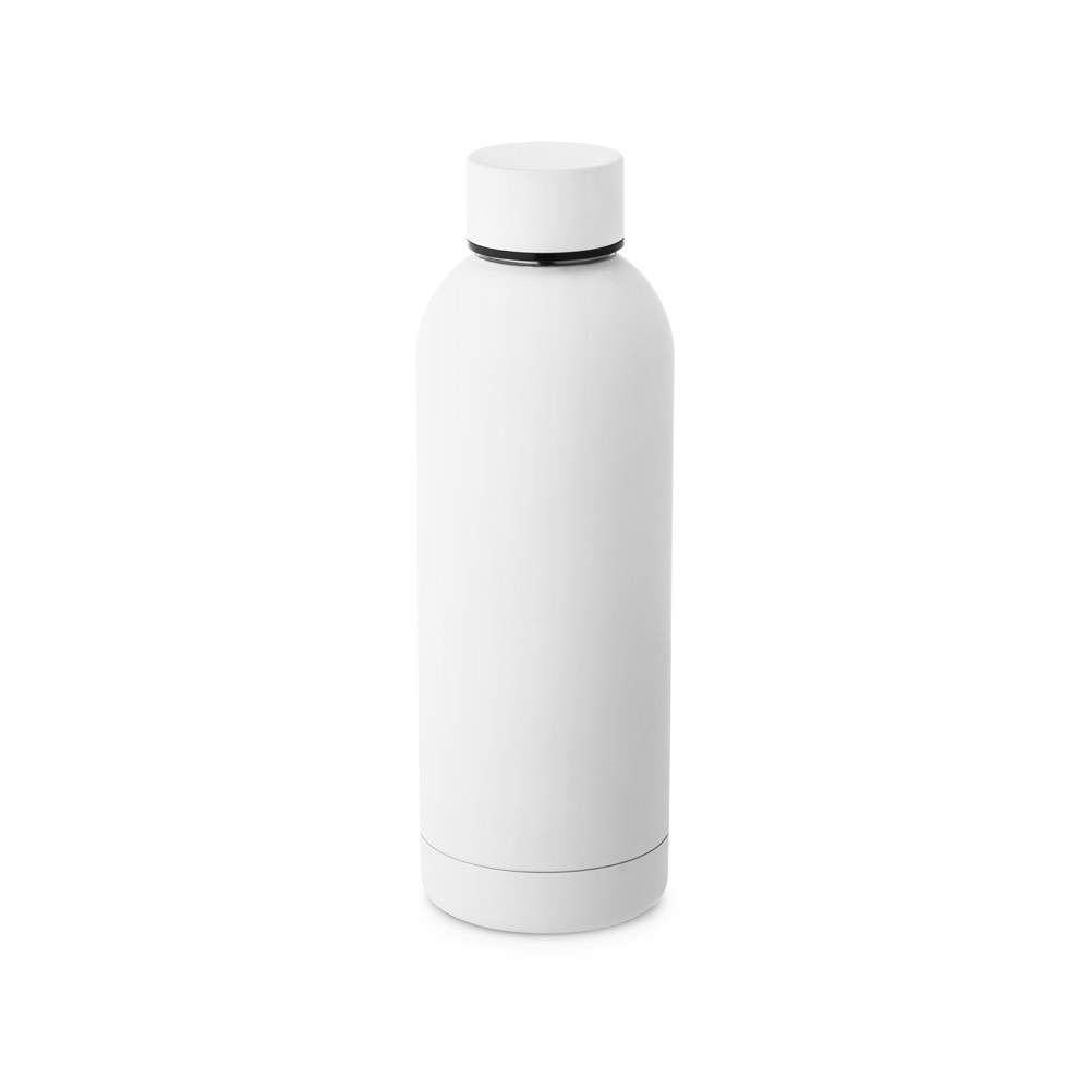 ODIN. Dvigubos sienelės vakuuminis nerūdijančio plieno (36 % perdirbto) butelis su guminė danga, 550 ml - Image 10