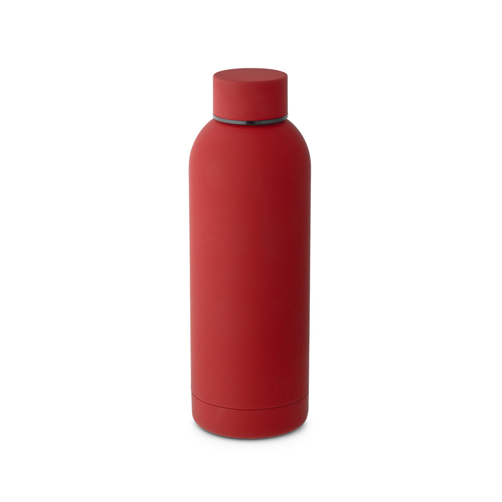 ODIN. Dvigubos sienelės vakuuminis nerūdijančio plieno (36 % perdirbto) butelis su guminė danga, 550 ml - Image 13