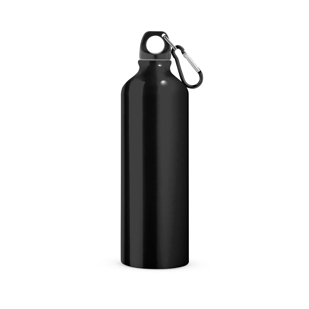 LANDSCAPE L. Aliuminio sportinis butelis su karabinu, 800 ml - Image 2