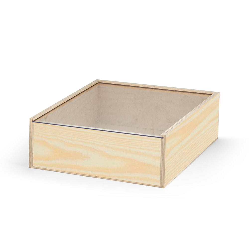 BOXIE CLEAR L. Medinė dėžutė L