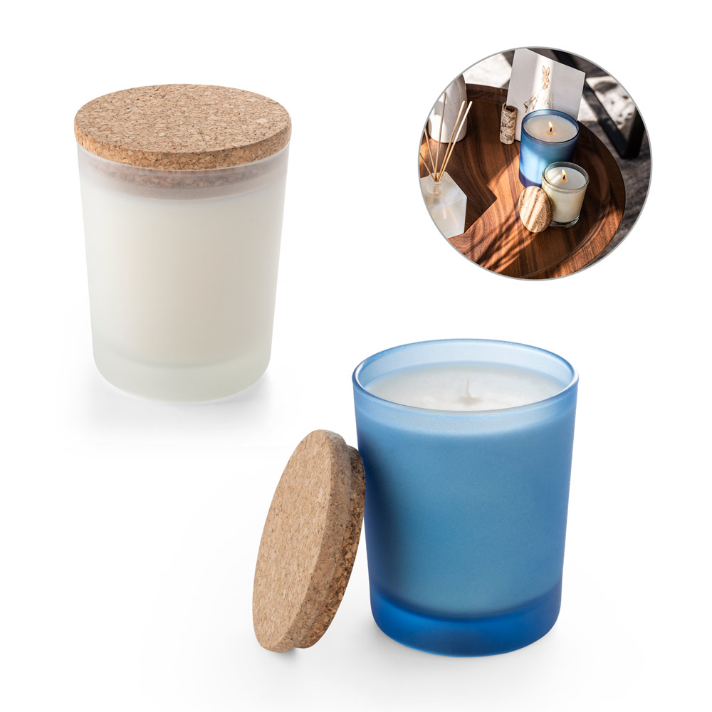DUVAL. Aromatinė sojų žvakė su kamštiniu dangteliu, 180 g