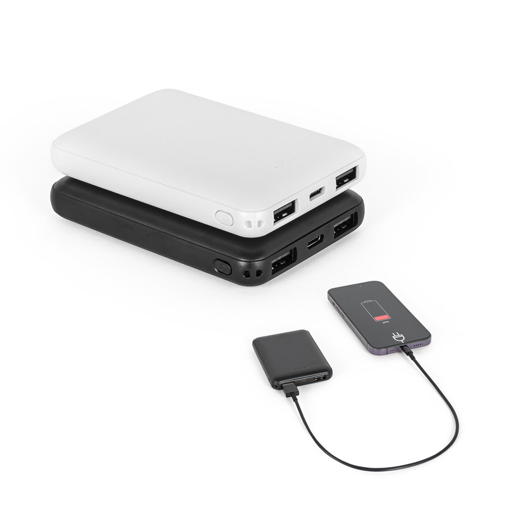 LEAKEY 5. Išorinis akumuliatorius, 5 000 mAh, pagamintas iš perdirbto ABS (100 % rABS)