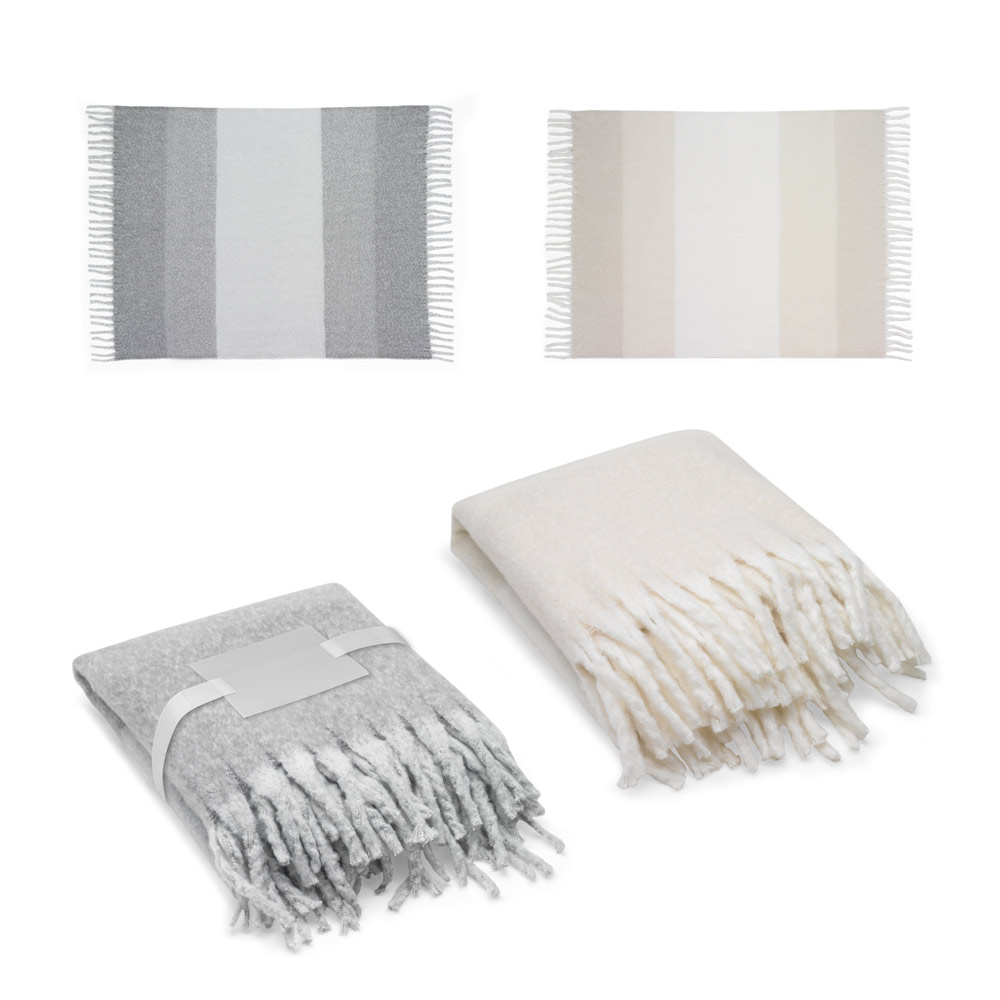 COMFY. Antklodė iš perdirbto poliesterio (100 % rPET) (300 g/m²), primenanti mohairą