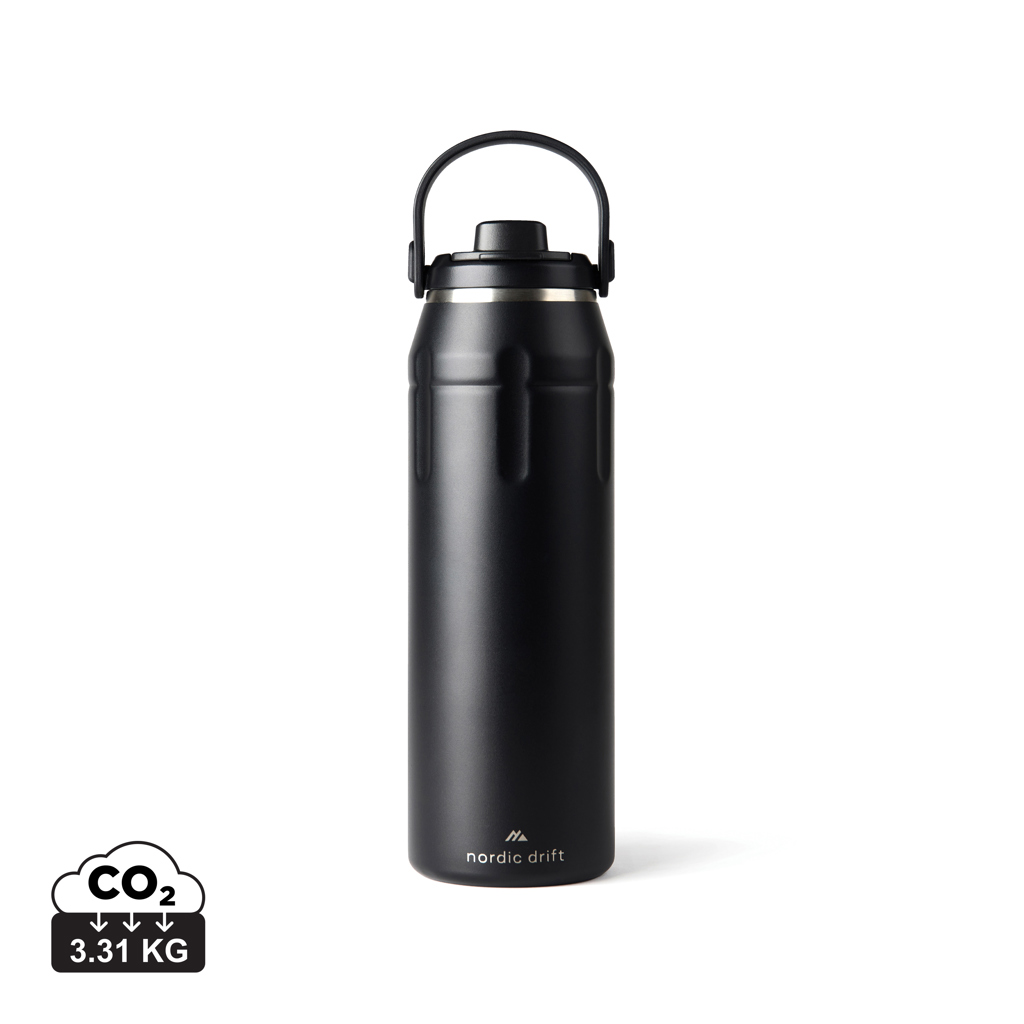 „Nordic Drift Trail RCS“ šilumą išlaikantis sportinis butelis, 940 ml