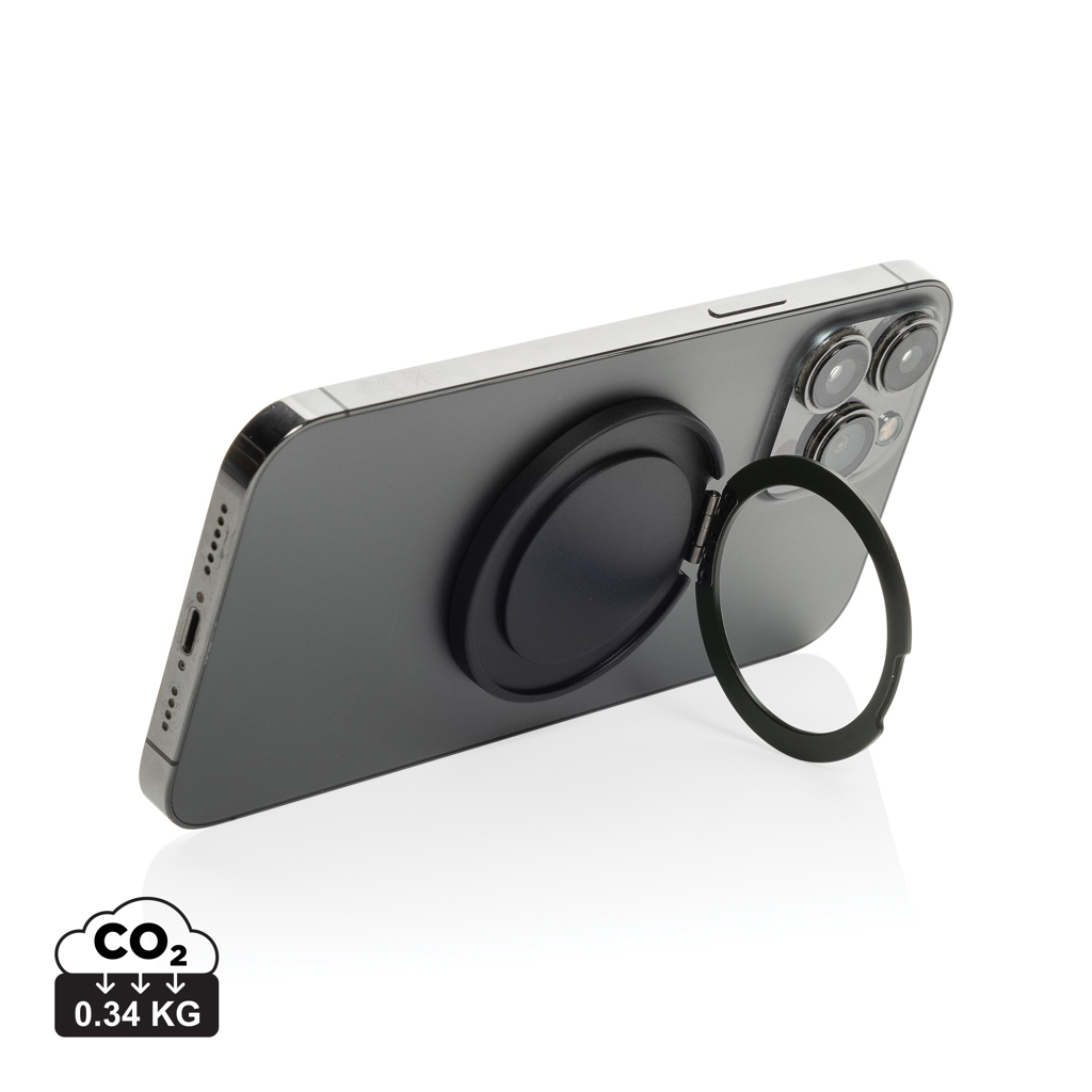 „Terra Magnetic RCS“ plastikinis magnetinis telefono laikiklis su žiedu