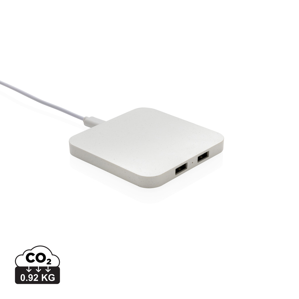 RCS belaidis 10 W įkroviklis iš perdirbto plastiko su USB prievadais