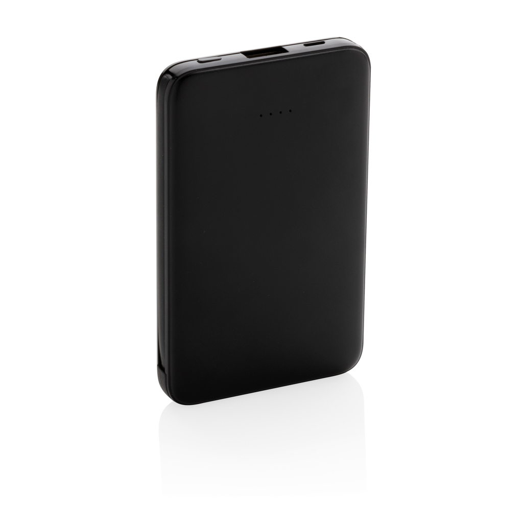 5 000 mAh kišeninis išorinis akumuliatorius su integruotais kabeliais - Image 6