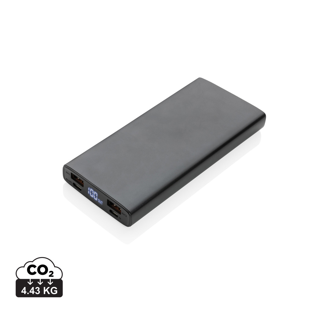Aliuminio 18 W, 10 000 mAh PD išorinis akumuliatorius