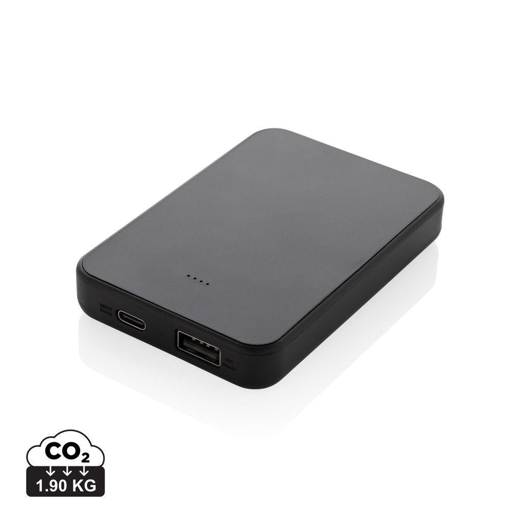 „Boostcore RCS“ iš perdirbto plastiko pagamintas išorinis akumuliatorius, 5 000 mAh, su USB-C jungtimi
