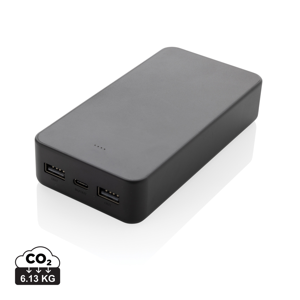 „Boostcore RCS“ iš perdirbto plastiko pagamintas išorinis akumuliatorius, 20 000 mAh, USB-C