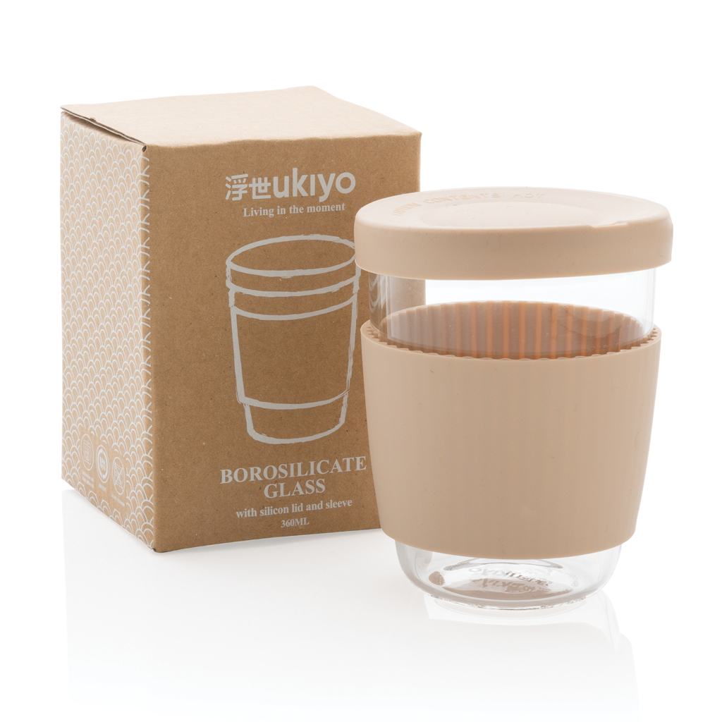 „Ukiyo“ borosilikatinis stiklas su silikoniniu dangteliu ir apvalkalu - Image 3