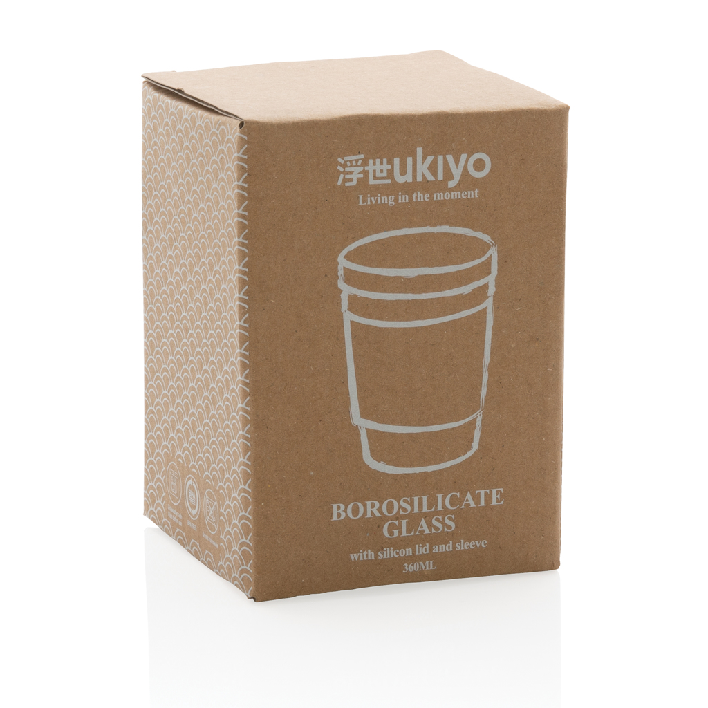 „Ukiyo“ borosilikatinis stiklas su silikoniniu dangteliu ir apvalkalu - Image 4
