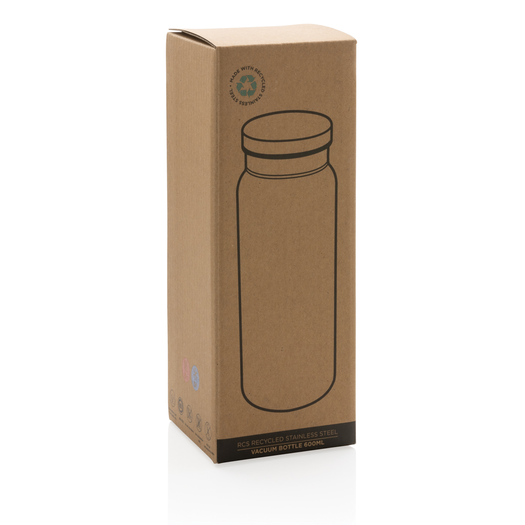 RCS perdirbto nerūdijančio plieno vakuuminis butelis, 600 ml - Image 7