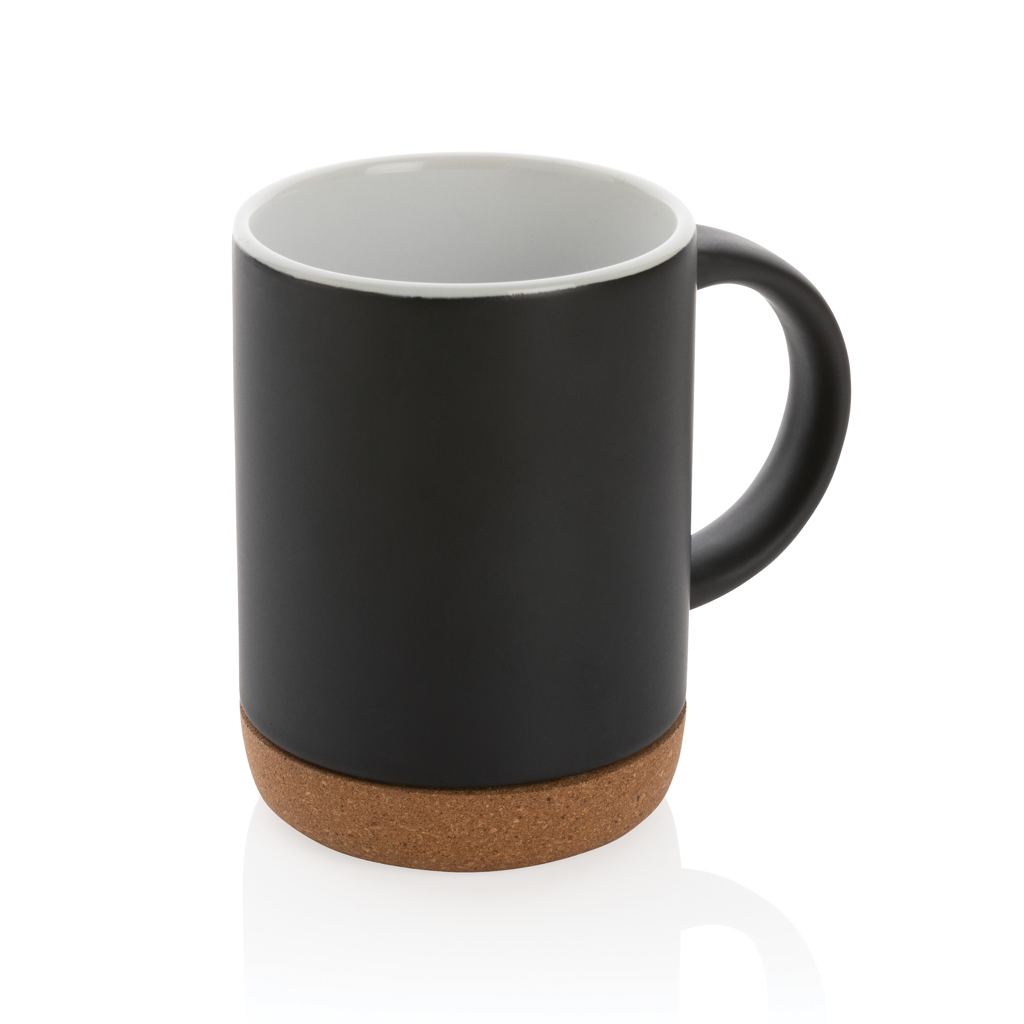 Keraminis puodelis su kamštiniu pagrindu, 280 ml - Image 2