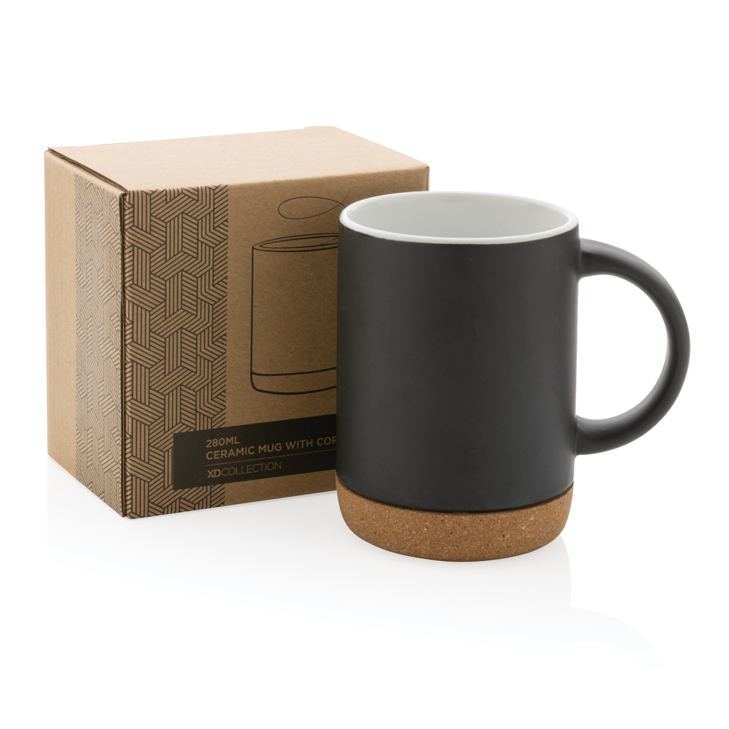 Keraminis puodelis su kamštiniu pagrindu, 280 ml - Image 7