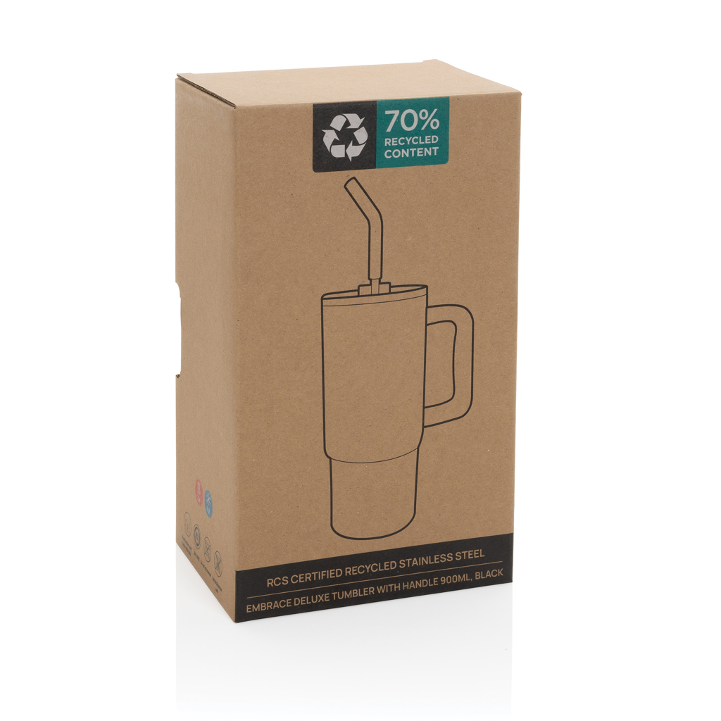 „Embrace Deluxe“ RCS perdirbto nerūdijančio plieno puodelis, 900 ml - Image 12