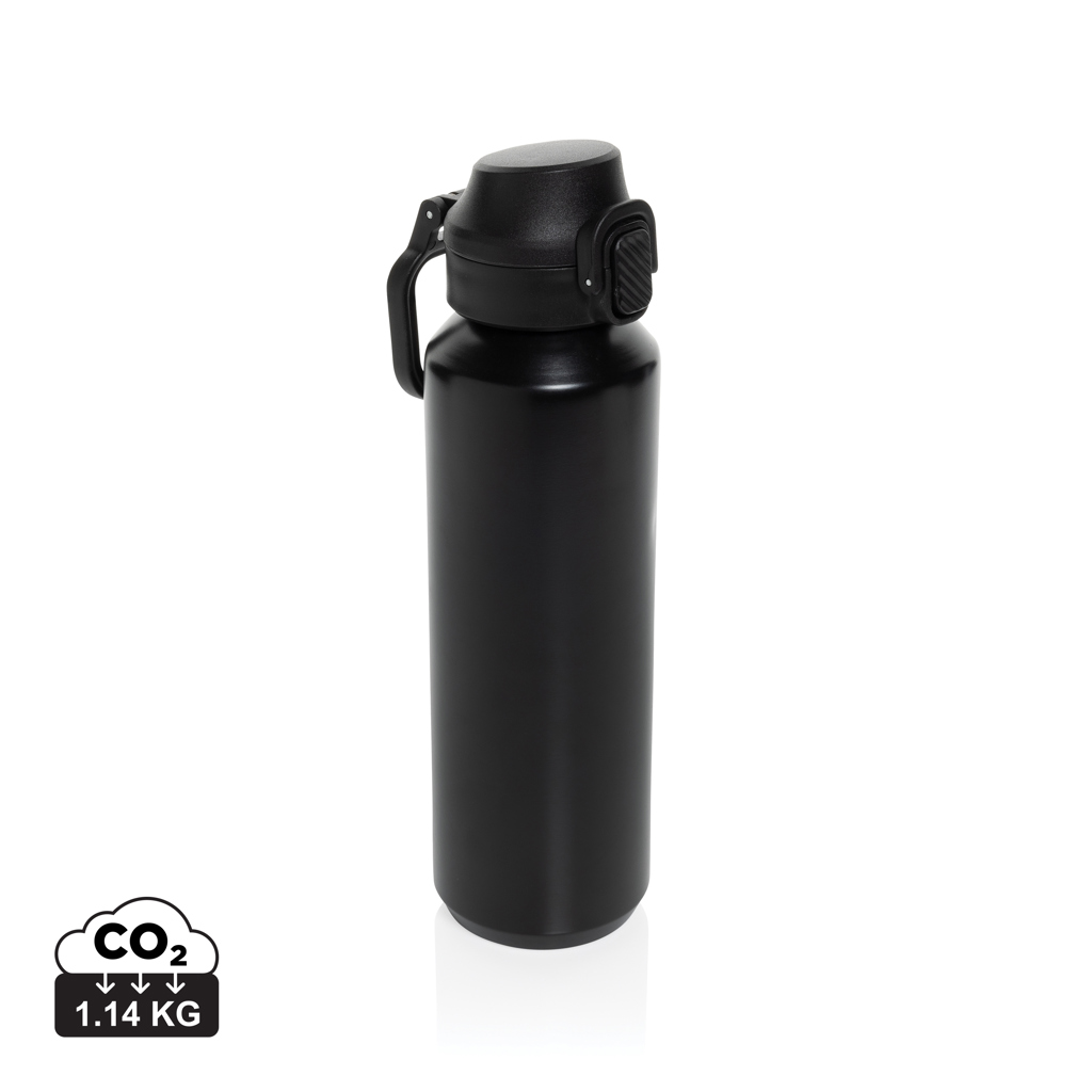 „Via RCS Re-steel“ užrakinamas sportinis butelis, 600 ml