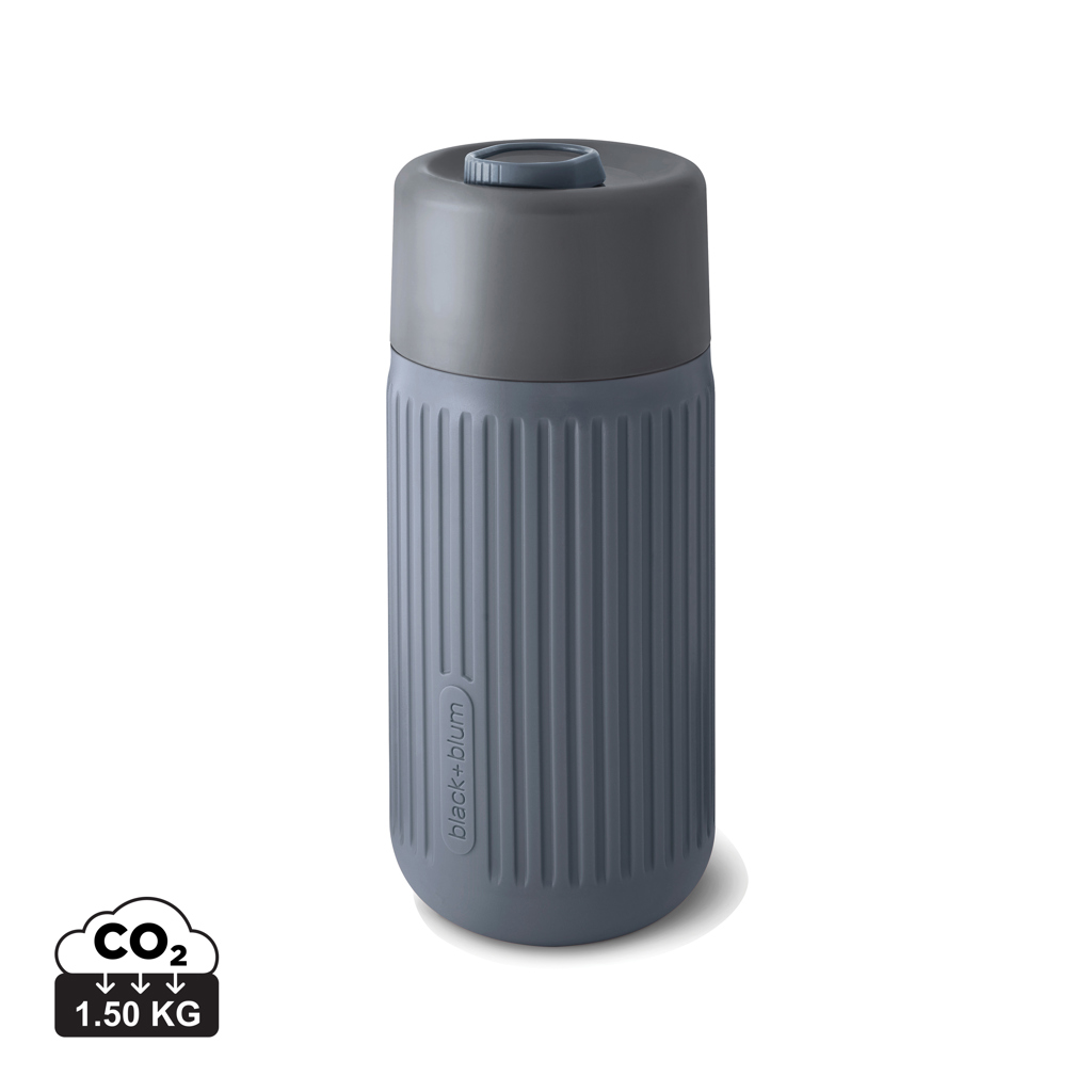 „Black+Blum“ stiklinis kelioninis puodelis, 340 ml